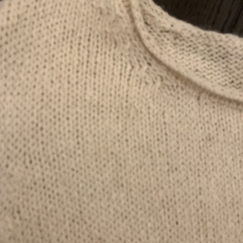NWT Eileen Fisher Soft White Alpaca Ballet Neck Pullover Tunic - Picture 7 of 12